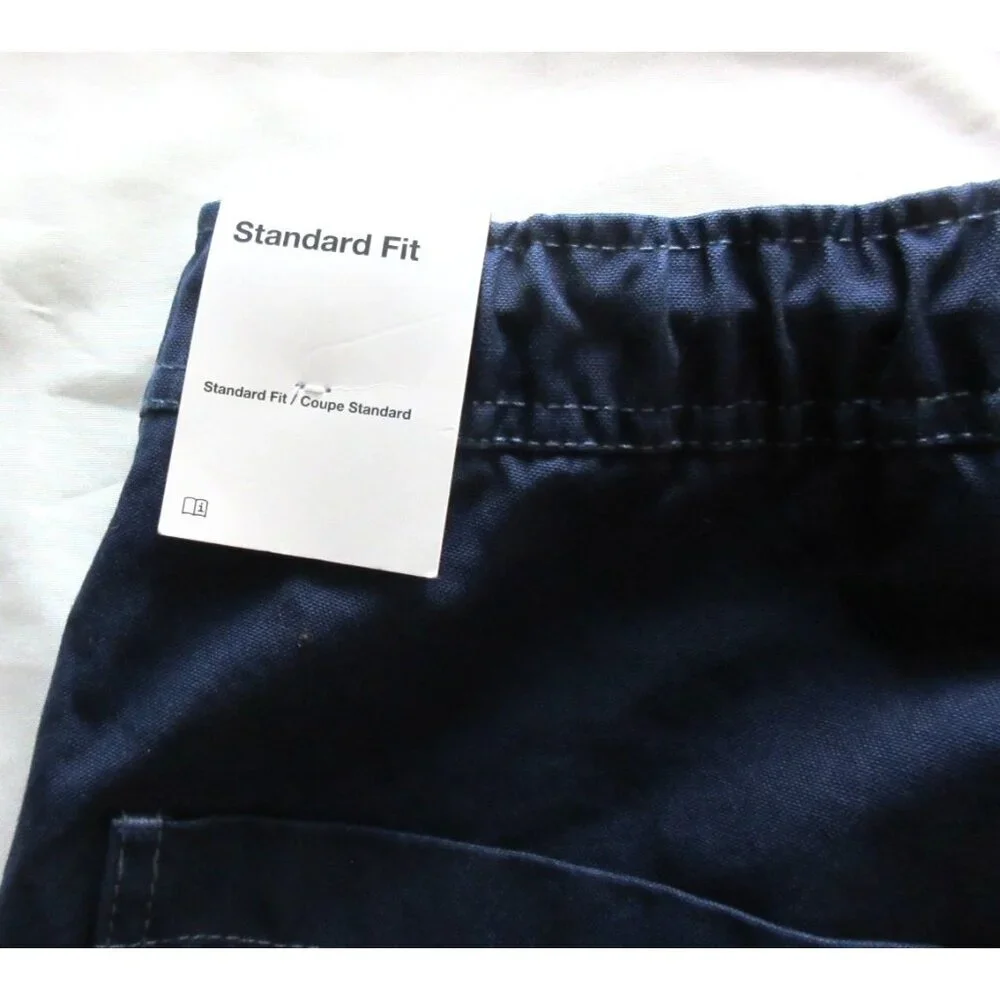 Jordan Men's MJ Chicago Cotton Cargo Casual Logo Pants Midnight Navy Blue NWT